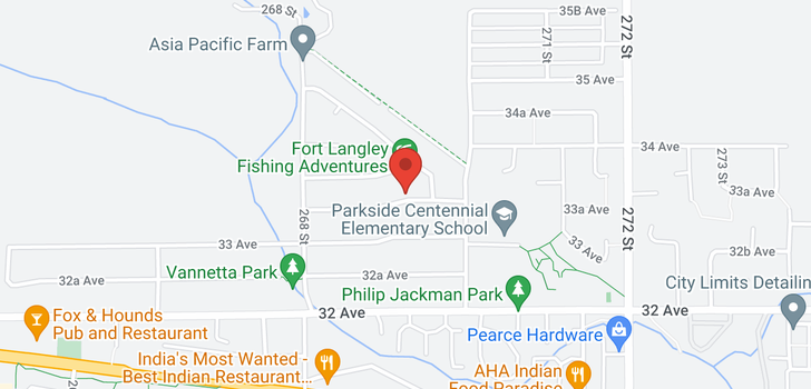 map of 26911 33A AVENUE